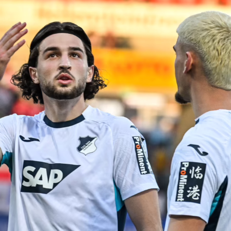 Avdullahu und Hajdari bei der TSG vor der Beförderung