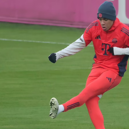 Spalier für Musiala