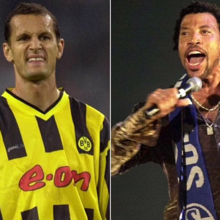 Als Lionel Richie das erste Tor in der Schalke-Arena schoss